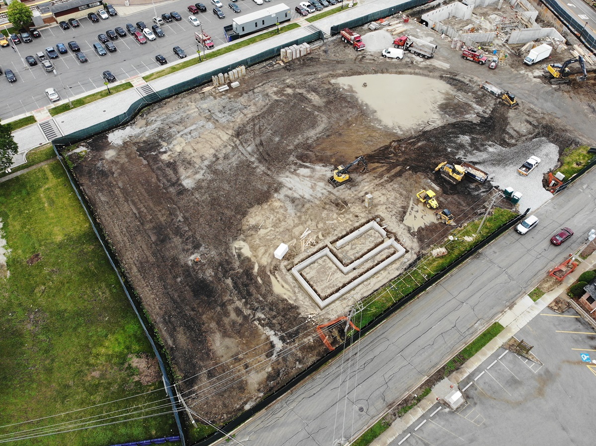 Harmony Square construction on June 26, 2024